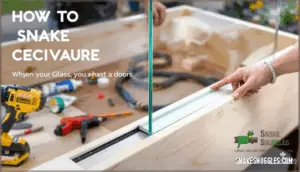 installing glass or acrylic doors