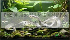 introducing males and females for mating
