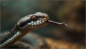 irregular tongue flicking