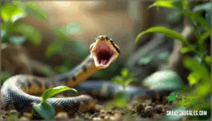 is it normal for snakes to yawn