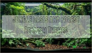 jungle oasis and forest realism themes
