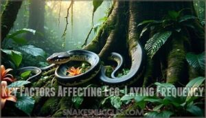 key factors affecting egg-laying frequency