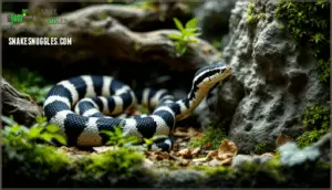 king and milk snakes: curious companions