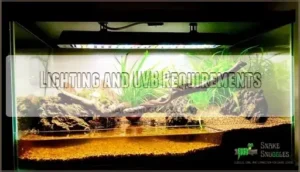 lighting and uvb requirements