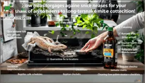 long-term snake mite control