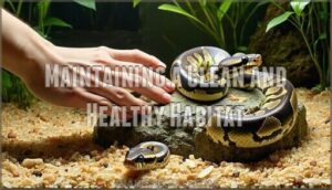 maintaining a clean and healthy habitat