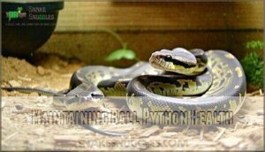 maintaining ball python health