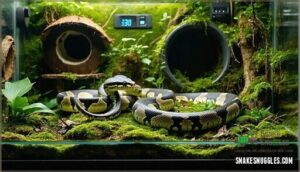 maintaining proper husbandry for snakes