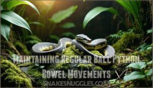 maintaining regular ball python bowel movements