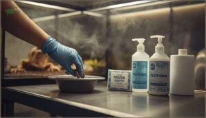 managing feeding and cleaning hygiene