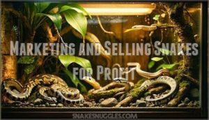 marketing and selling snakes for profit