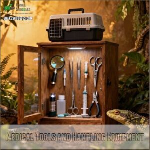 medical tools and handling equipment