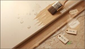 melamine-coated particle board and plywood