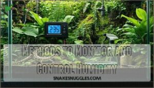 methods to monitor and control humidity