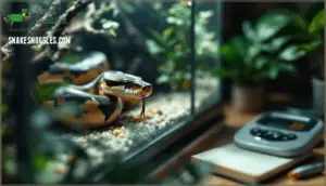 monitoring and adjusting your snake's feeding schedule