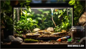 monitoring and caring for tube-fed snakes