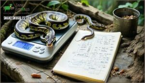 monitoring and maintaining healthy snake nutrition