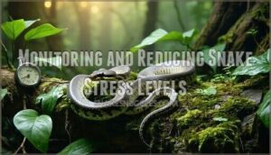 monitoring and reducing snake stress levels