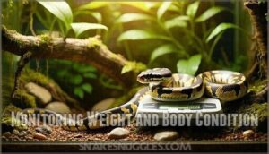 monitoring weight and body condition