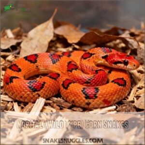 normal (wild type) corn snakes