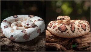 notable morph-specific mutations (e.g., palmetto, terrazzo)