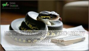 owning an axanthic ball python: legality and considerations