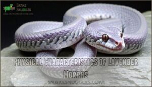 physical characteristics of lavender morphs
