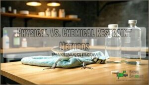 physical vs. chemical restraint methods
