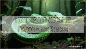 pictures and videos of dragon-like snakes