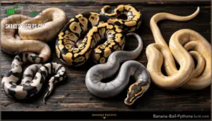 popular banana ball python morphs