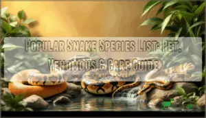 popular snake species list
