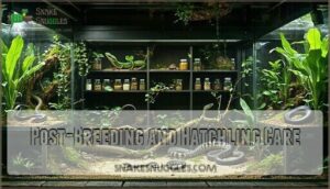 post-breeding and hatchling care