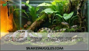 preparing corn snakes for breeding