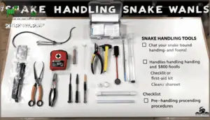 preparing for large snake handling