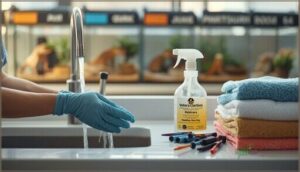 preventing disease spread in multi-snake homes