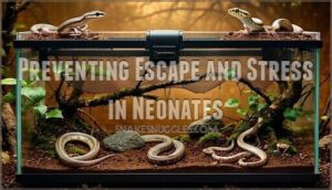 preventing escape and stress in neonates