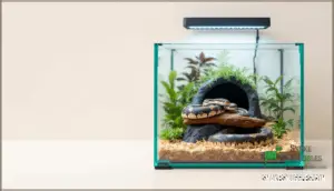 preventing stress in captive snakes