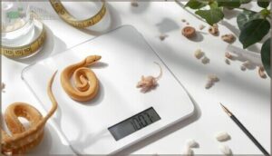 prey weight guidelines