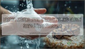 proper hygiene after snake handling