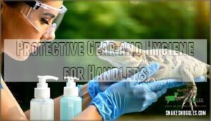 protective gear and hygiene for handlers