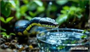 providing fresh water for your snake