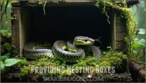 providing nesting boxes