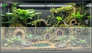 python snakes as pets and in captivity