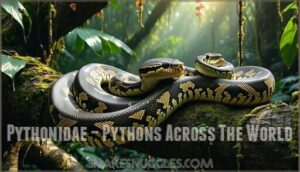 pythonidae – pythons across the world