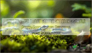 raising baby garter snake in 3 really simple steps