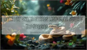 rare pet snake breeds list