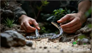 recognizing snake behavior and warning signs