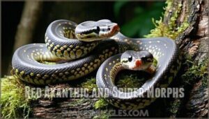 red axanthic and spider morphs