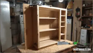 removing unwanted cabinet parts