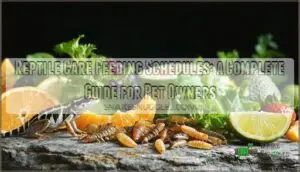 reptile care feeding schedules